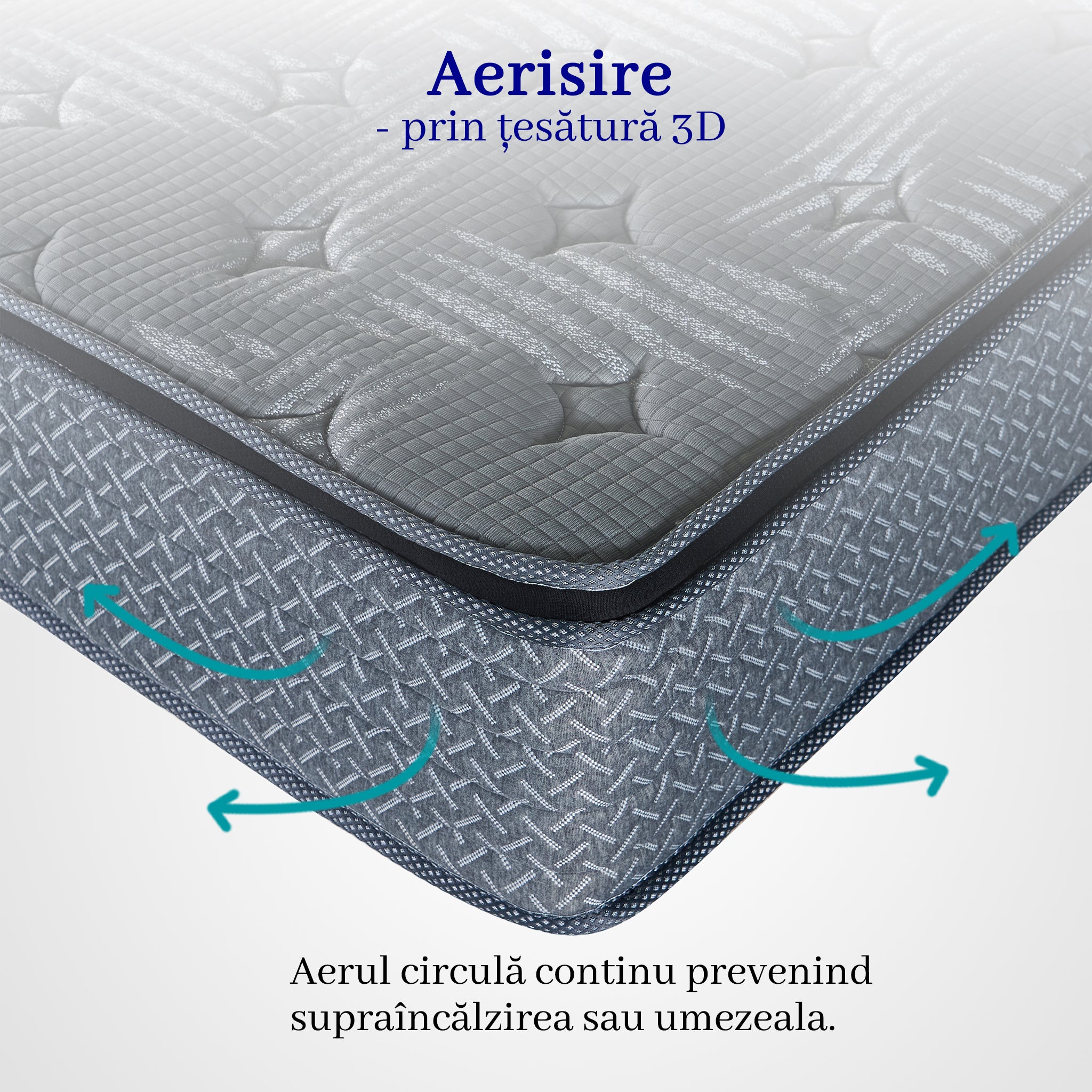 Saltea dumonde Altessa Supreme Pocket 180x200 cm, arcuri individuale, spuma cu memorie, superortopedica, grosime 30 cm