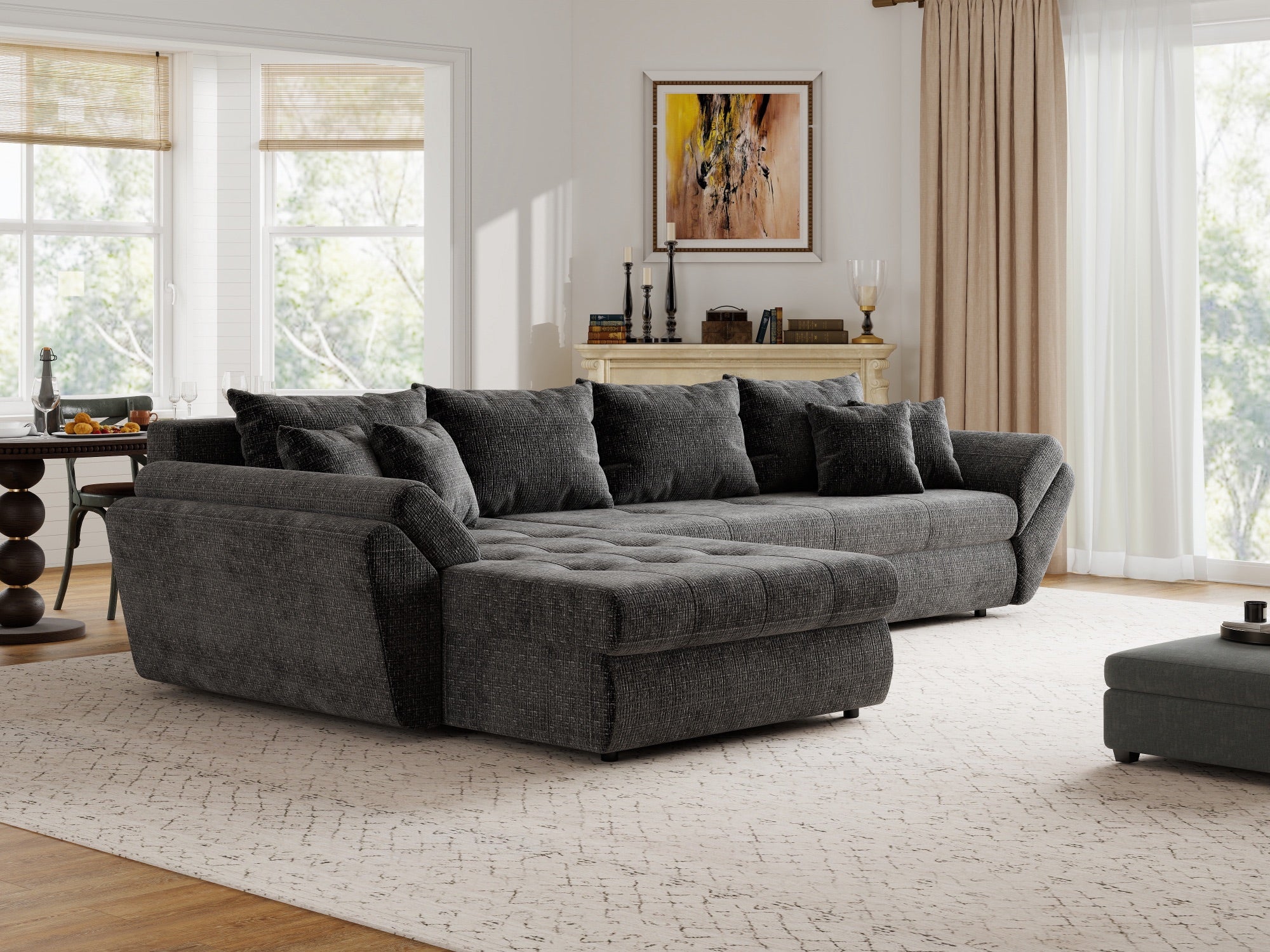 Loana XL Cremona Gri Antracit