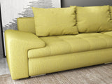 Colțar extensibil dumonde cu ladă de depozitare si sezut confortabil din spuma HR, Leonardo Enjoy Verde 255x193 cm II