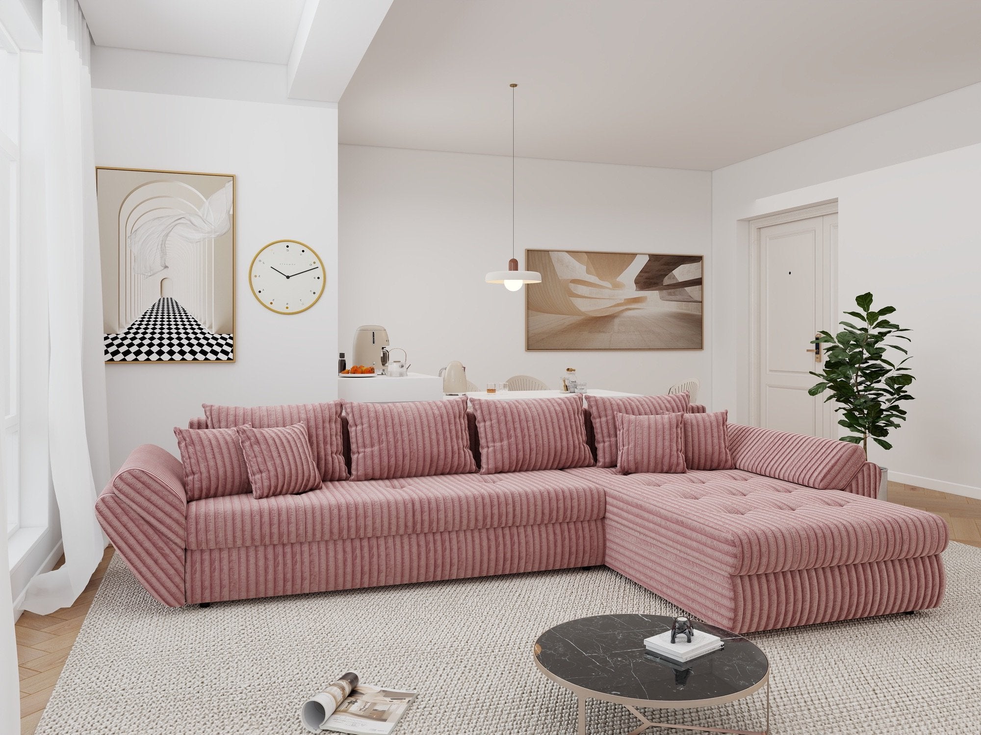 Loana XL Tilia Roz Pudrat II