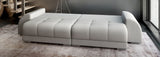 Canapea extensibilă dumonde cu 2 lăzi de depozitare si sezut confortabil din spuma HR, Big Sofa Verona Enjoy Lux Light Grey 310x100 cm Fabrica
