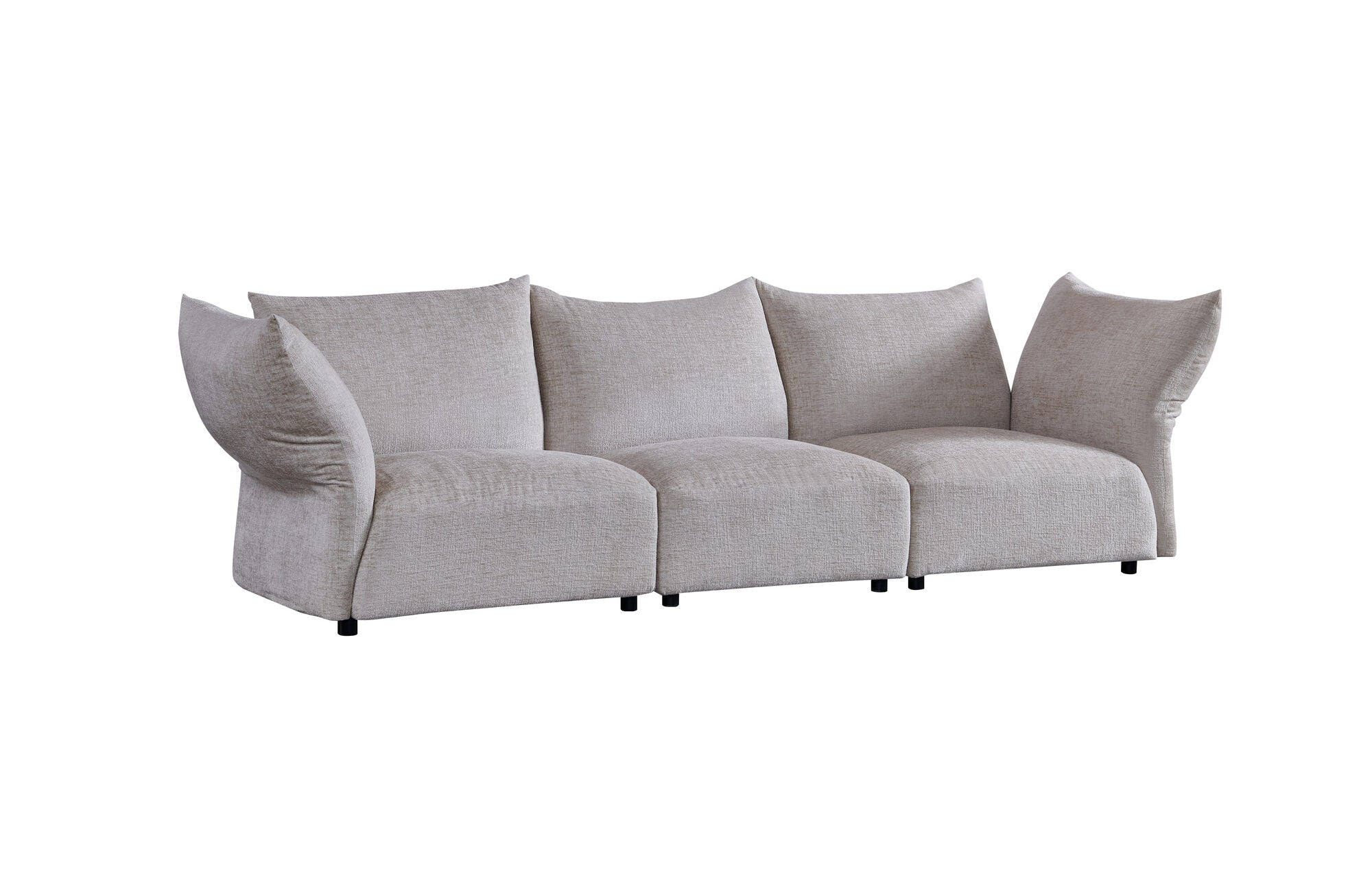 Canapea semirotunda dumonde cu șezut confortabil din spumă HR Vogue 460x131 cm