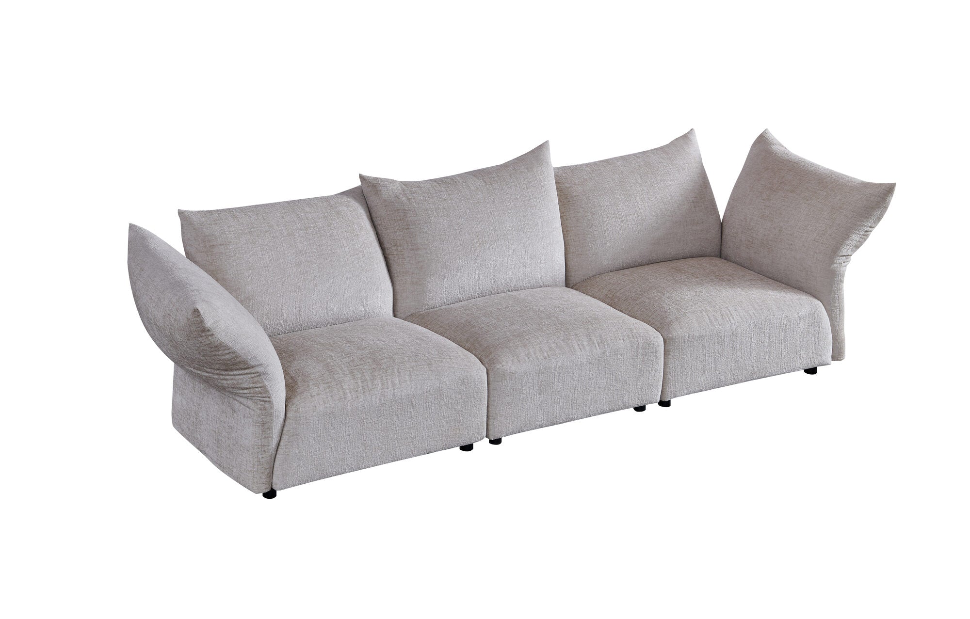 Canapea semirotunda dumonde cu șezut confortabil din spumă HR Vogue 460x131 cm