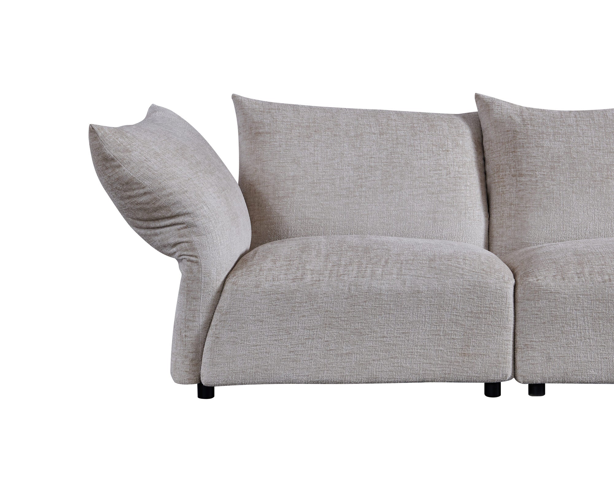 Canapea semirotunda dumonde cu șezut confortabil din spumă HR Vogue 460x131 cm