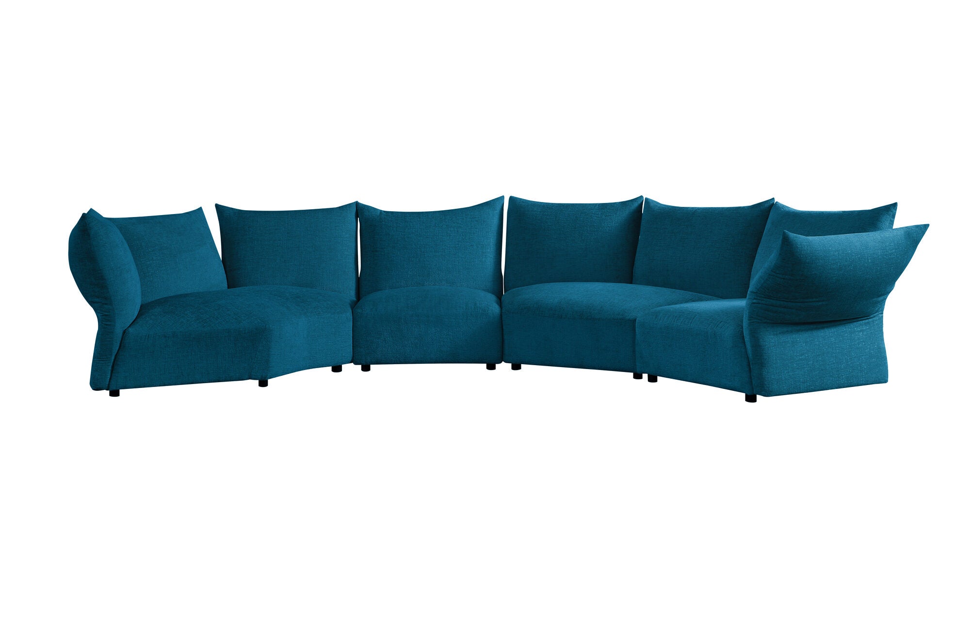 Canapea semirotunda dumonde cu șezut confortabil din spumă HR Vogue 460x131 cm