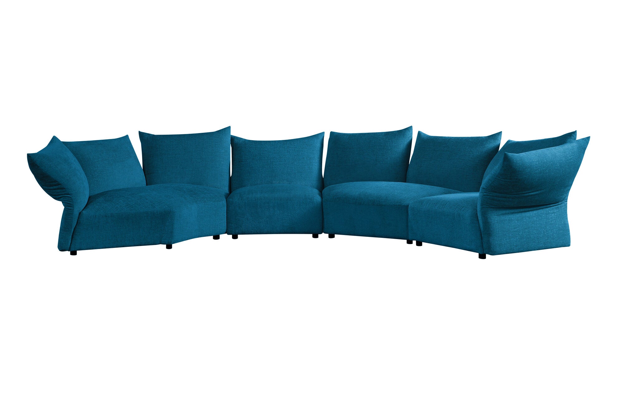 Canapea semirotunda dumonde cu șezut confortabil din spumă HR Vogue 460x131 cm