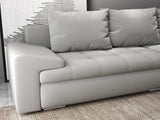 Colțar extensibil dumonde cu ladă de depozitare si sezut confortabil din spuma HR, Leonardo Royal Gri 255x193 cm II
