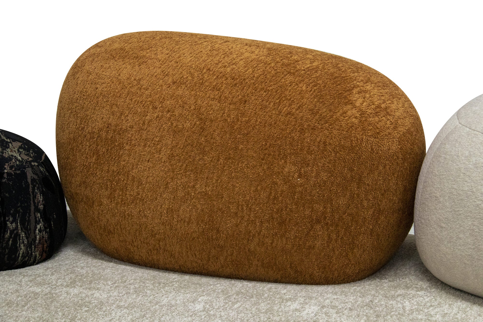 Canapea semirotunda dumonde cu șezut confortabil din spumă HR Ambra 390x150 cm