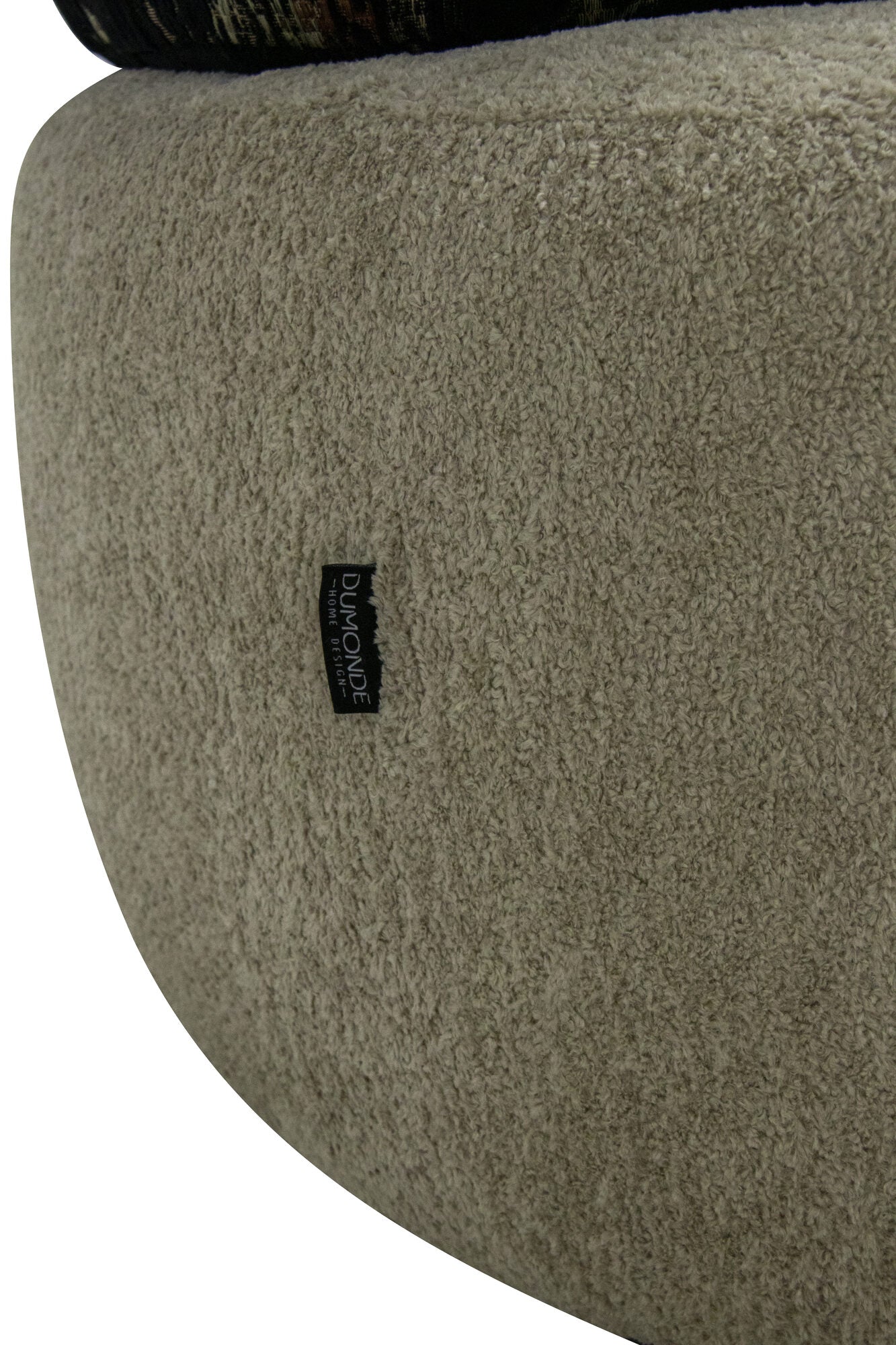 Canapea semirotunda dumonde cu șezut confortabil din spumă HR Ambra 390x150 cm