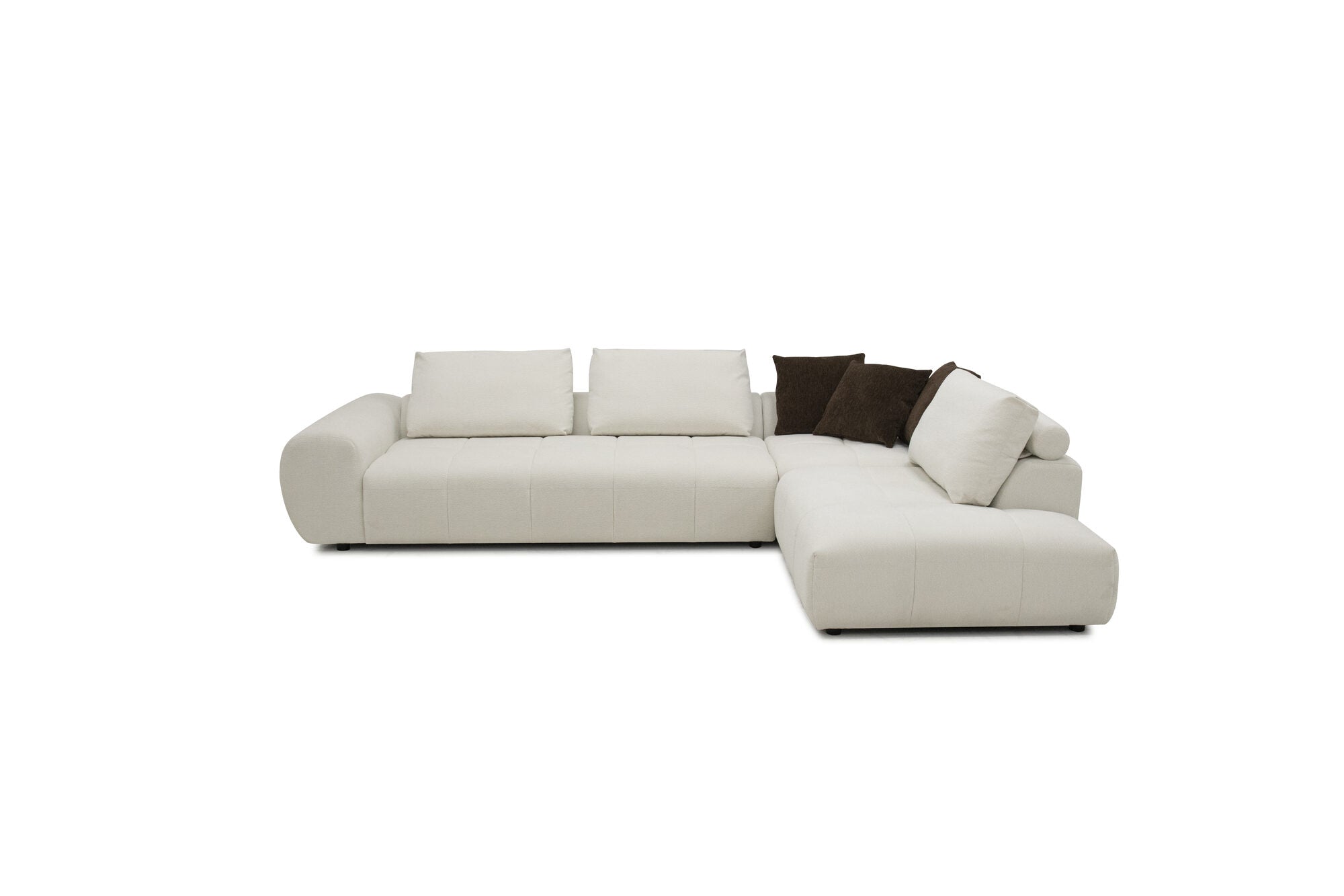 Colțar extensibil dumonde cu sezut confortabil din spuma HR Allure 325x107 cm