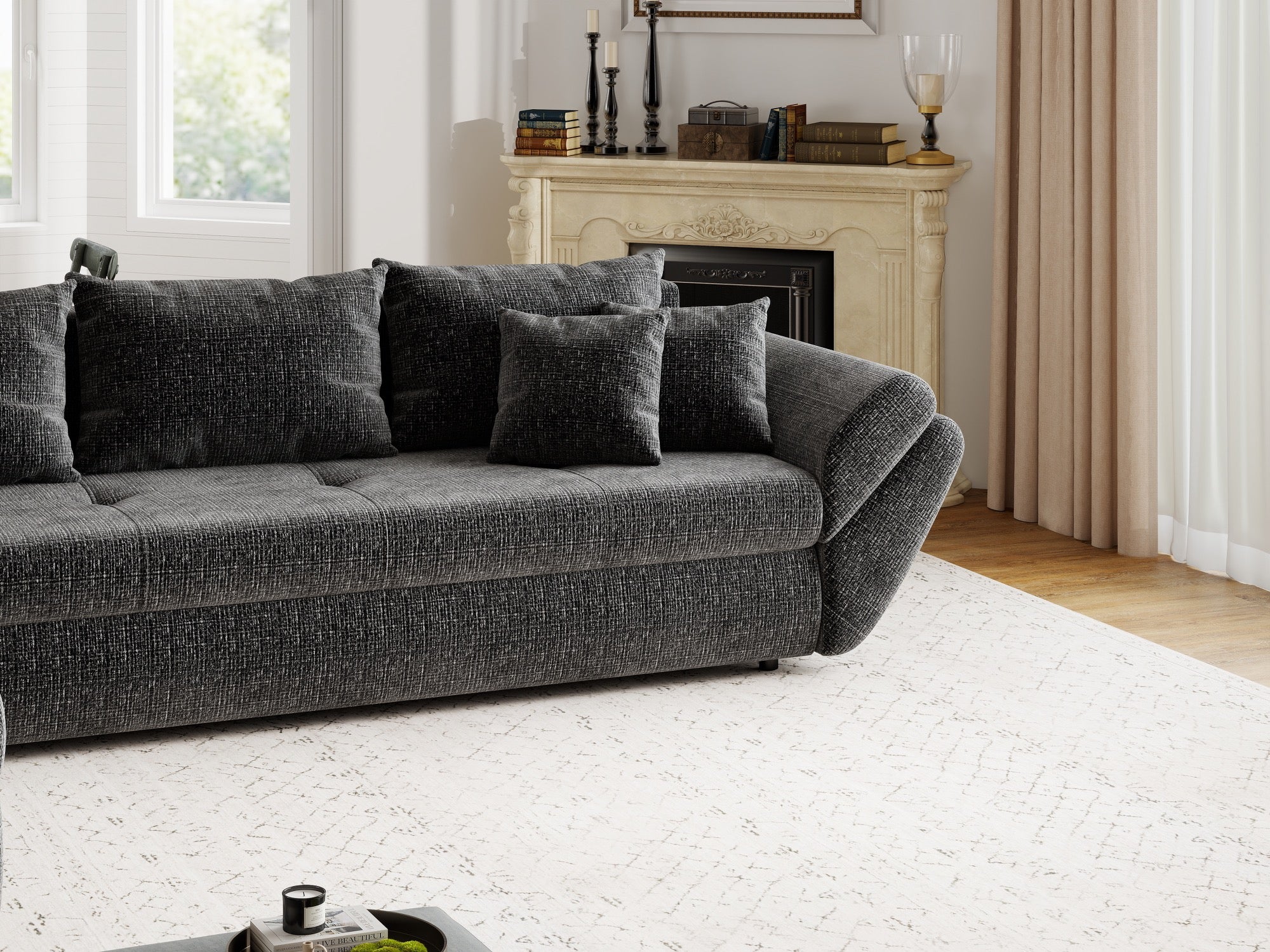 Loana XL Cremona Gri Antracit
