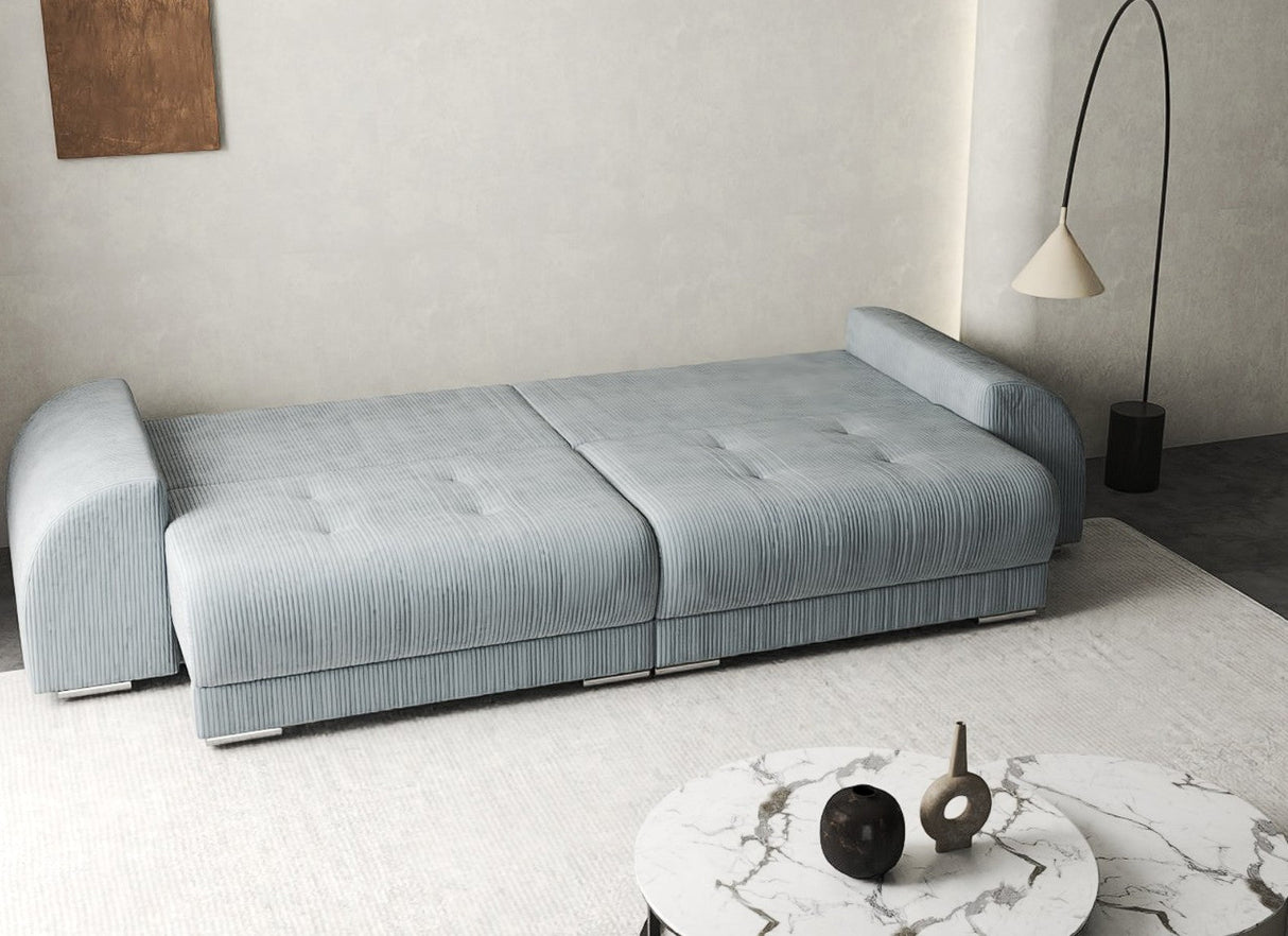 Canapea extensibilă dumonde cu 2 lăzi de depozitare si sezut confortabil din spuma HR, Verona Zoom 310x100 cm Fabrica