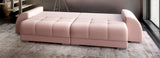 Canapea extensibilă dumonde cu 2 lăzi de depozitare si sezut confortabil din spuma HR, Verona Pink 310x100 cm Fabrica