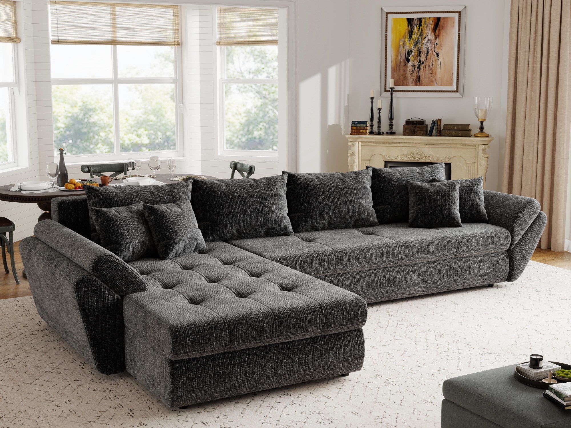 Loana XL Cremona Gri Antracit