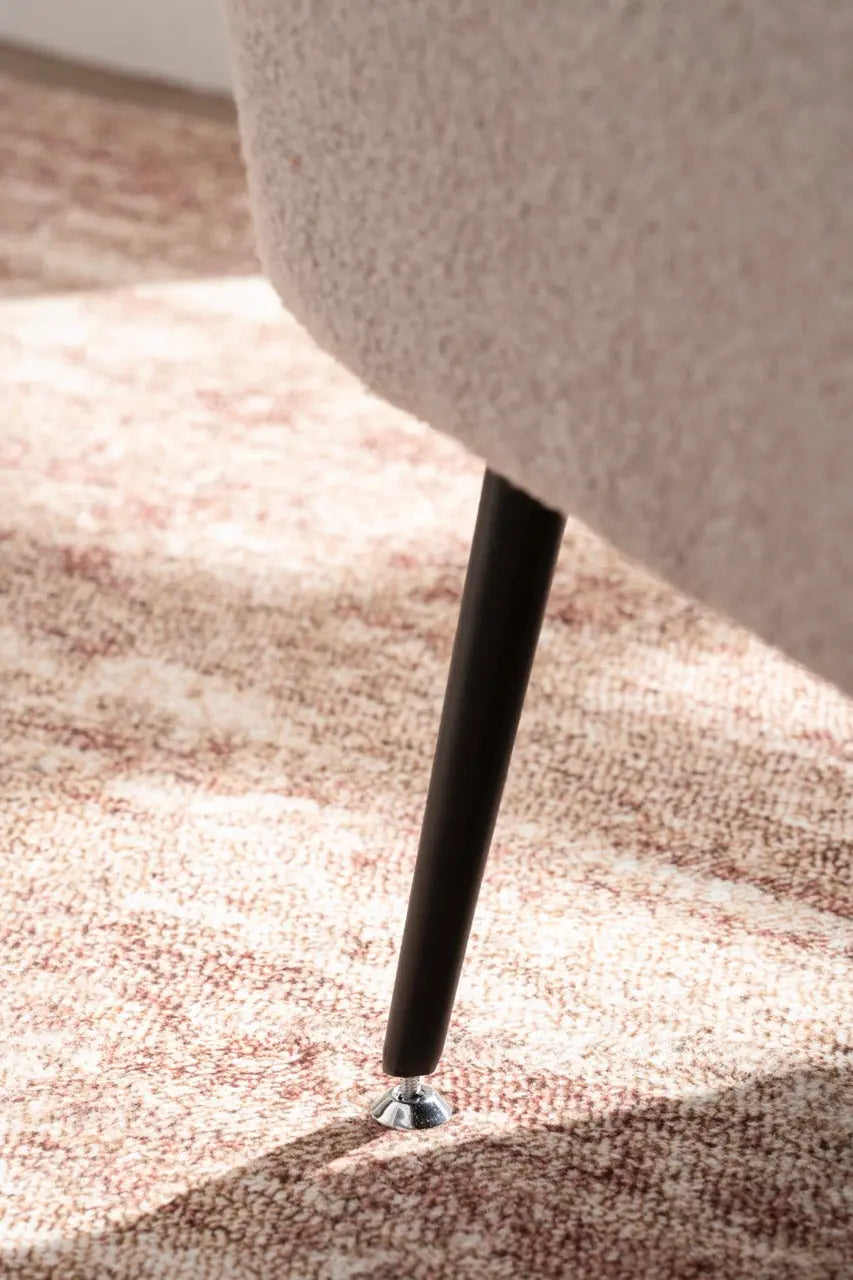 Fotoliu dumonde tapitat Gri modern Alonso 70x74cm ULK