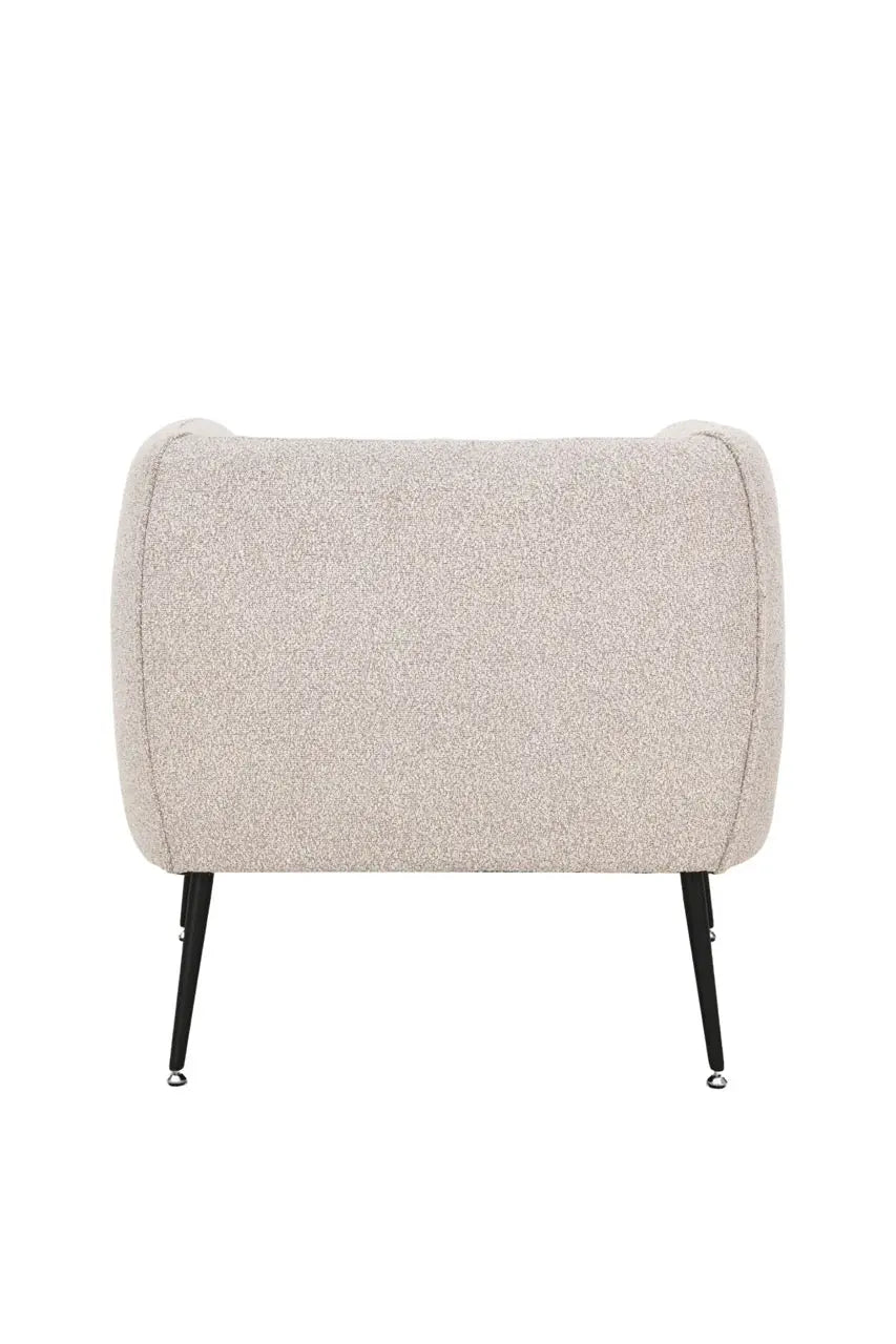 Fotoliu dumonde tapitat Gri modern Alonso 70x74cm ULK