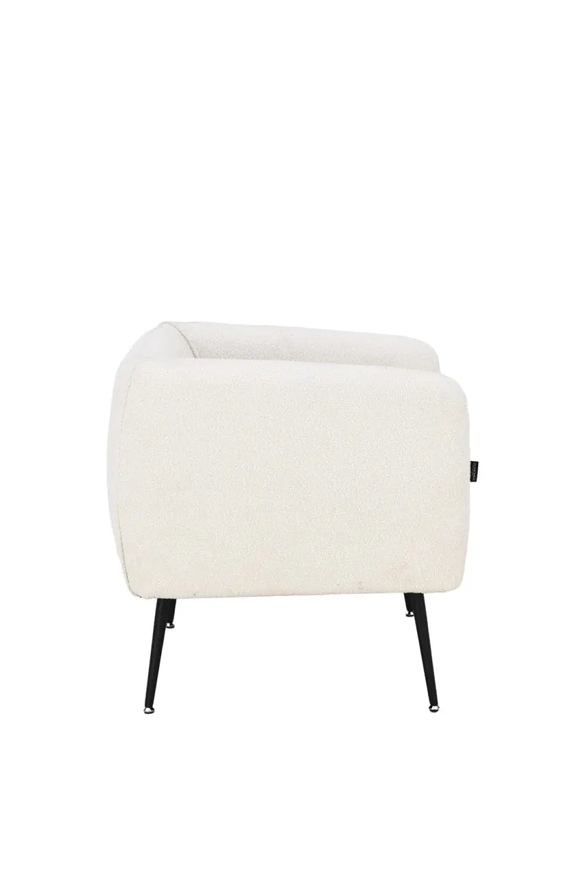 Fotoliu dumonde tapitat Bej modern Alonso 70x74cm ULK