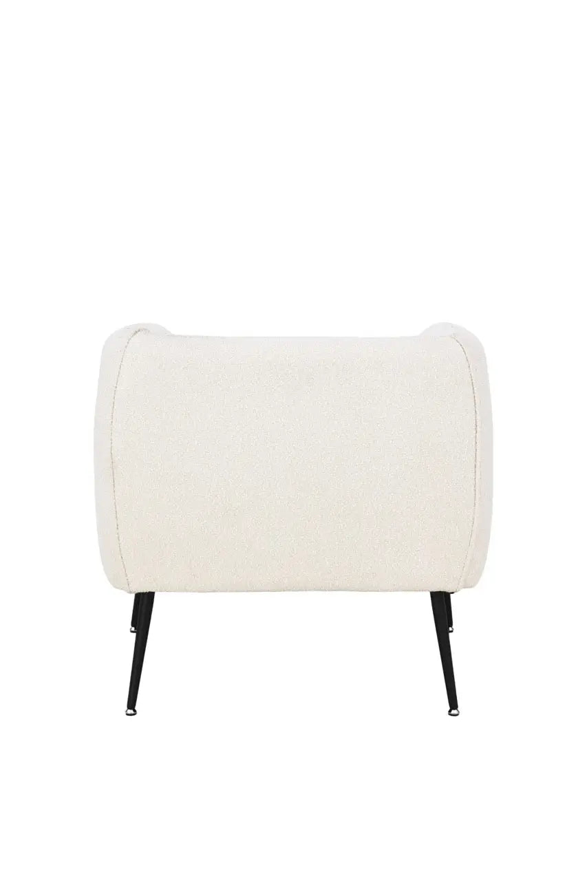 Fotoliu dumonde tapitat Bej modern Alonso 70x74cm ULK