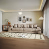 Canapea extensibilă dumonde cu 2 lăzi de depozitare si sezut confortabil din spuma HR, Verona Tobago Silver 310x100 cm Fabrica