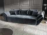Canapea extensibilă dumonde cu ladă de depozitare si sezut confortabil din spuma HR, Euphoria Grafit 250x100 cm Fabrica