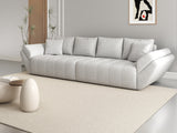 Canapea extensibilă dumonde cu ladă de depozitare si sezut confortabil din spuma HR, Berlin Euphoria Grey 300x100 cm Fabrica