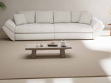 Canapea extensibilă dumonde cu ladă de depozitare si sezut confortabil din spuma HR, Loana Euphoria Alb 300x100 cm Fabrica