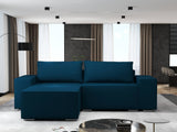 Colțar extensibil dumonde cu ladă de depozitare si sezut confortabil din spuma HR, Dream Enjoy Verde Petrol 290x185 cm Fabrica