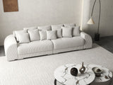 Canapea extensibilă dumonde cu 2 lăzi de depozitare si sezut confortabil din spuma HR, Verona Zoom Light Grey 310x100 cm Fabrica