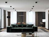 Canapea extensibilă dumonde cu ladă de depozitare si sezut confortabil din spuma HR, Marbela Euphoria Green XXL 295x100 cm fabrica