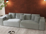 Canapea extensibilă dumonde cu ladă de depozitare si sezut confortabil din spuma HR, Dream Zoom Mint 310x100 cm Fabrica