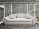 Canapea extensibilă dumonde cu ladă de depozitare si sezut confortabil din spuma HR, Loana Zoom Grey 250x100 cm Fabrica