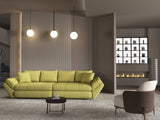 Canapea extensibilă dumonde cu ladă de depozitare si sezut confortabil din spuma HR, Loana Enjoy Verde 300x100 cm Fabrica