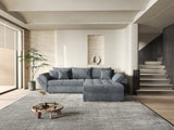 Colțar extensibil dumonde cu ladă de depozitare si sezut confortabil din spuma HR, Loana Euphoria Graphit II 275x185 cm Fabrica