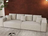Canapea extensibilă dumonde cu ladă de depozitare si sezut confortabil din spuma HR, Dream Euphoria Gri 310x100 cm Fabrica