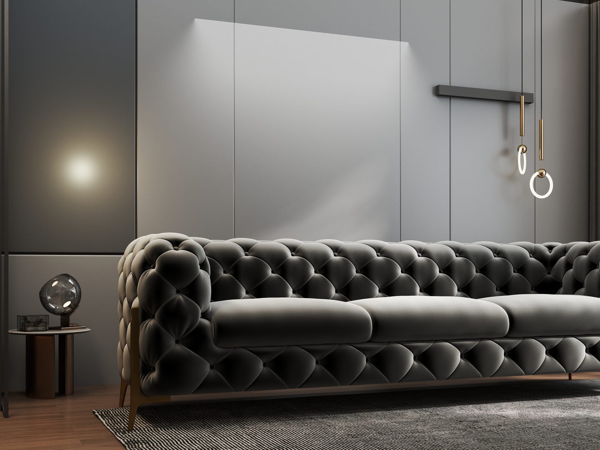 Canapea Dumonde Chelsea Bis SOFA 3. OS., ROYAL 27-gri (ROP A110)
