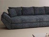 Canapea extensibilă dumonde cu ladă de depozitare si sezut confortabil din spuma HR, Loana Euphoria Gri Grafit 300x100 cm Fabrica