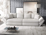 Canapea extensibilă dumonde cu ladă de depozitare si sezut confortabil din spuma HR, Loana Zoom Bej 300x100 cm Fabrica