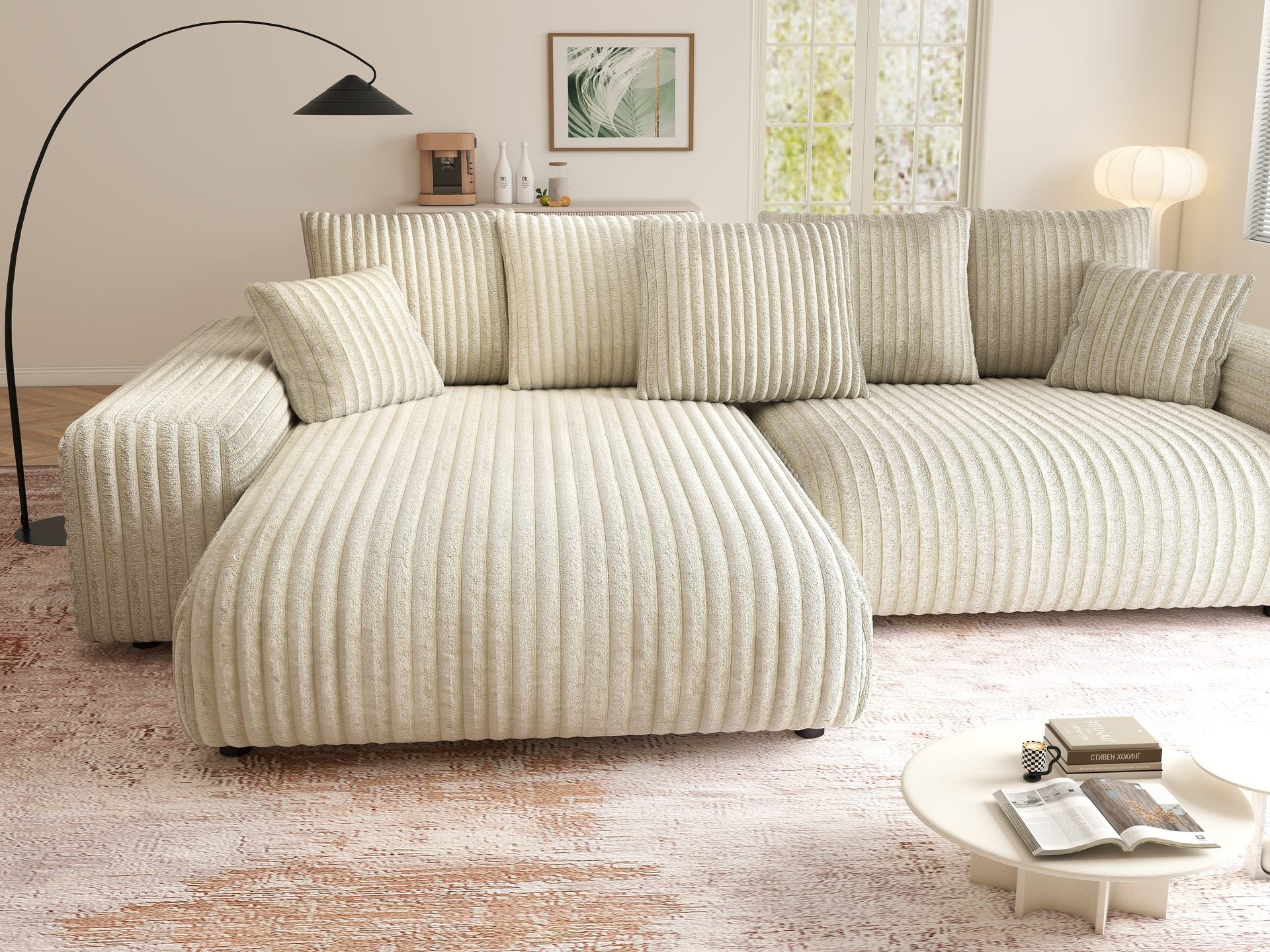 Canapea Dumonde Luma Small, Tilia 03-bej (ROP F331)