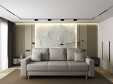 Canapea extensibilă dumonde cu ladă de depozitare si sezut confortabil din spuma HR, Kronos Enjoy Bej 210x100 cm fabrica