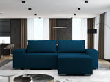 Colțar extensibil dumonde cu ladă de depozitare si sezut confortabil din spuma HR, Dream Enjoy Verde Petrol 290x185 cm II Fabrica