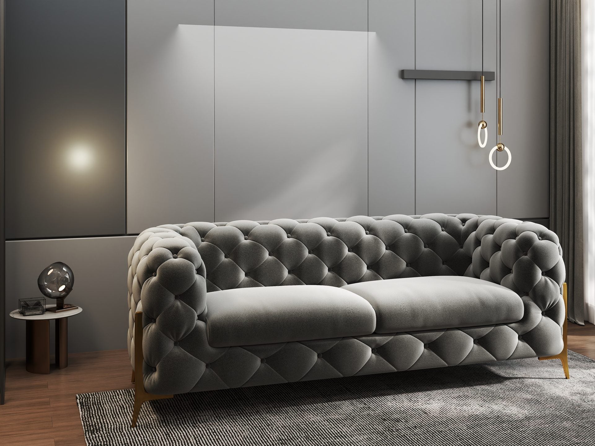 Canapea Dumonde Chelsea Bis SOFA 2. OS., ROYAL 27-gri (ROP A108)