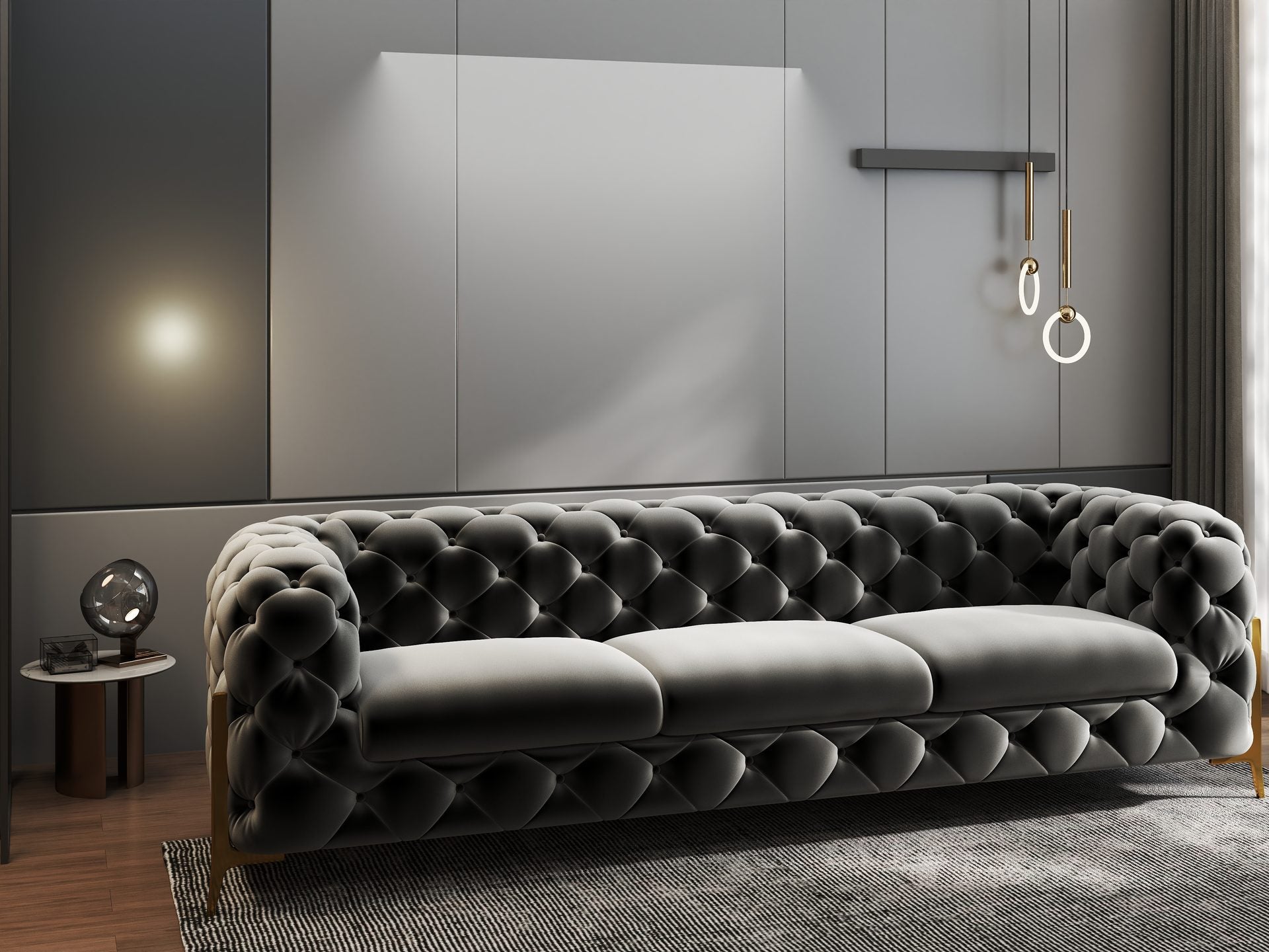 Canapea Dumonde Chelsea Bis SOFA 3. OS., ROYAL 27-gri (ROP A110)
