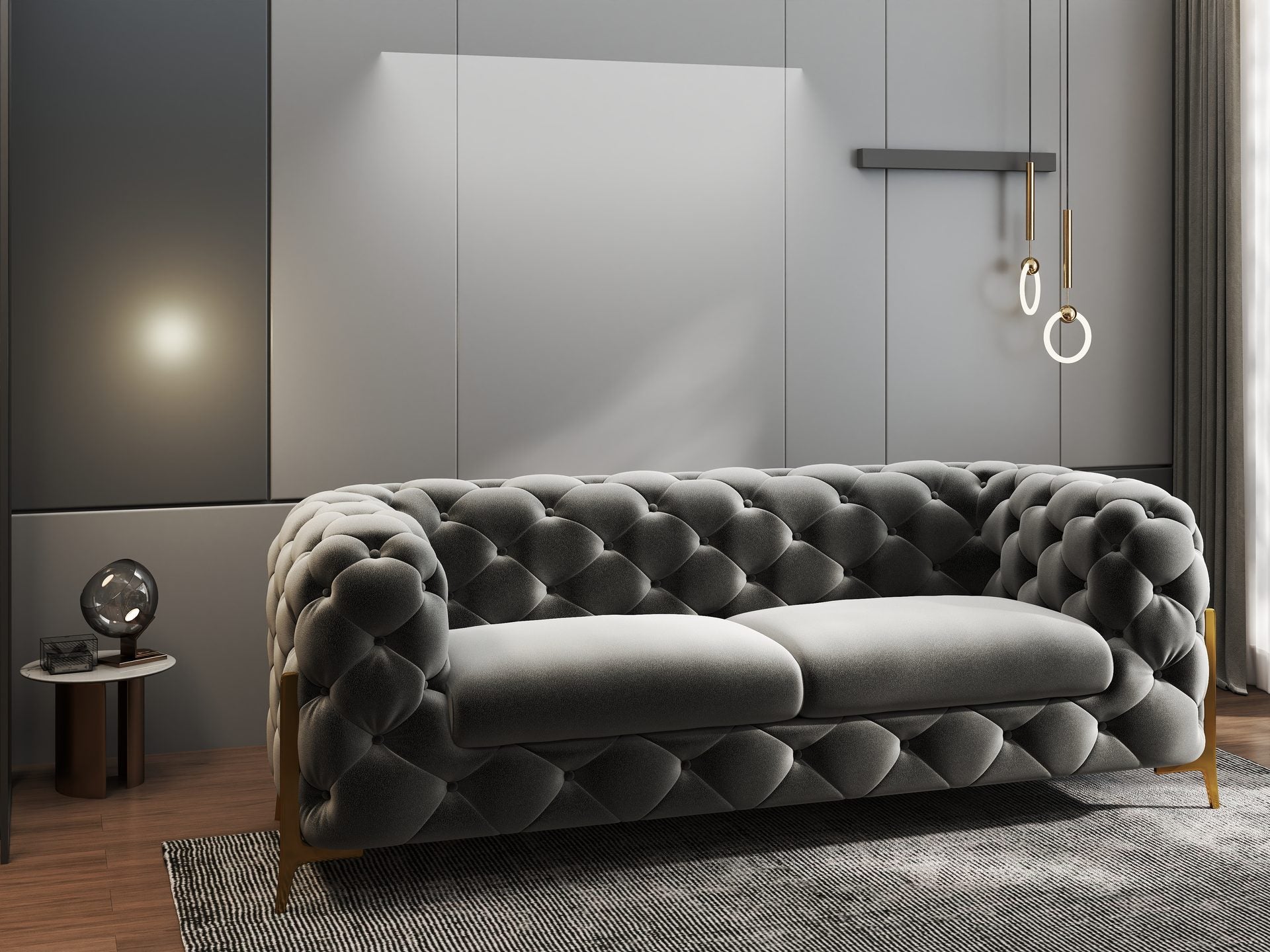 Canapea Dumonde Chelsea Bis SOFA 2.5 OS., ROYAL 27 -gri (ROP A109)