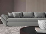 Colțar extensibil dumonde cu ladă de depozitare si sezut confortabil din spuma HR, Loana XL Royal Gri II 335x185 cm Fabrica
