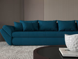 Colțar extensibil dumonde cu ladă de depozitare si sezut confortabil din spuma HR, Loana XL Enjoy Verde Petrol II 335x185 cm Fabrica