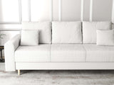 Canapea extensibilă dumonde cu ladă de depozitare si sezut confortabil din spuma HR, Kronos Zoom Gri 210x100 cm fabrica