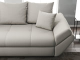 Canapea extensibilă dumonde cu ladă de depozitare si sezut confortabil din spuma HR, Loana Bej 250x100 cm Fabrica