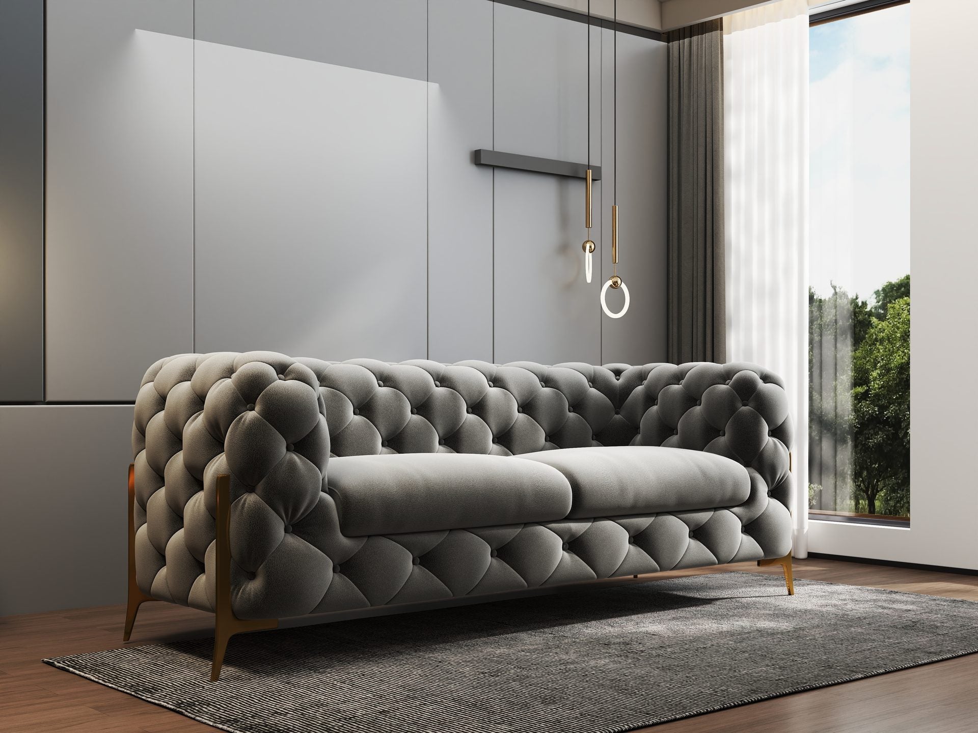 Canapea Dumonde Chelsea Bis SOFA 2. OS., ROYAL 27-gri (ROP A108)