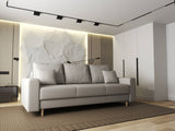 Canapea extensibilă dumonde cu ladă de depozitare si sezut confortabil din spuma HR, Kronos Enjoy Bej 210x100 cm fabrica
