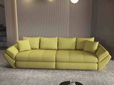 Canapea extensibilă dumonde cu ladă de depozitare si sezut confortabil din spuma HR, Loana Enjoy Verde 300x100 cm Fabrica